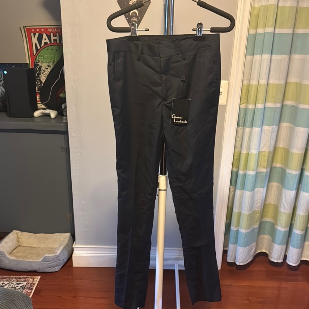 Gianni Lombardi Elegant Black Trousers